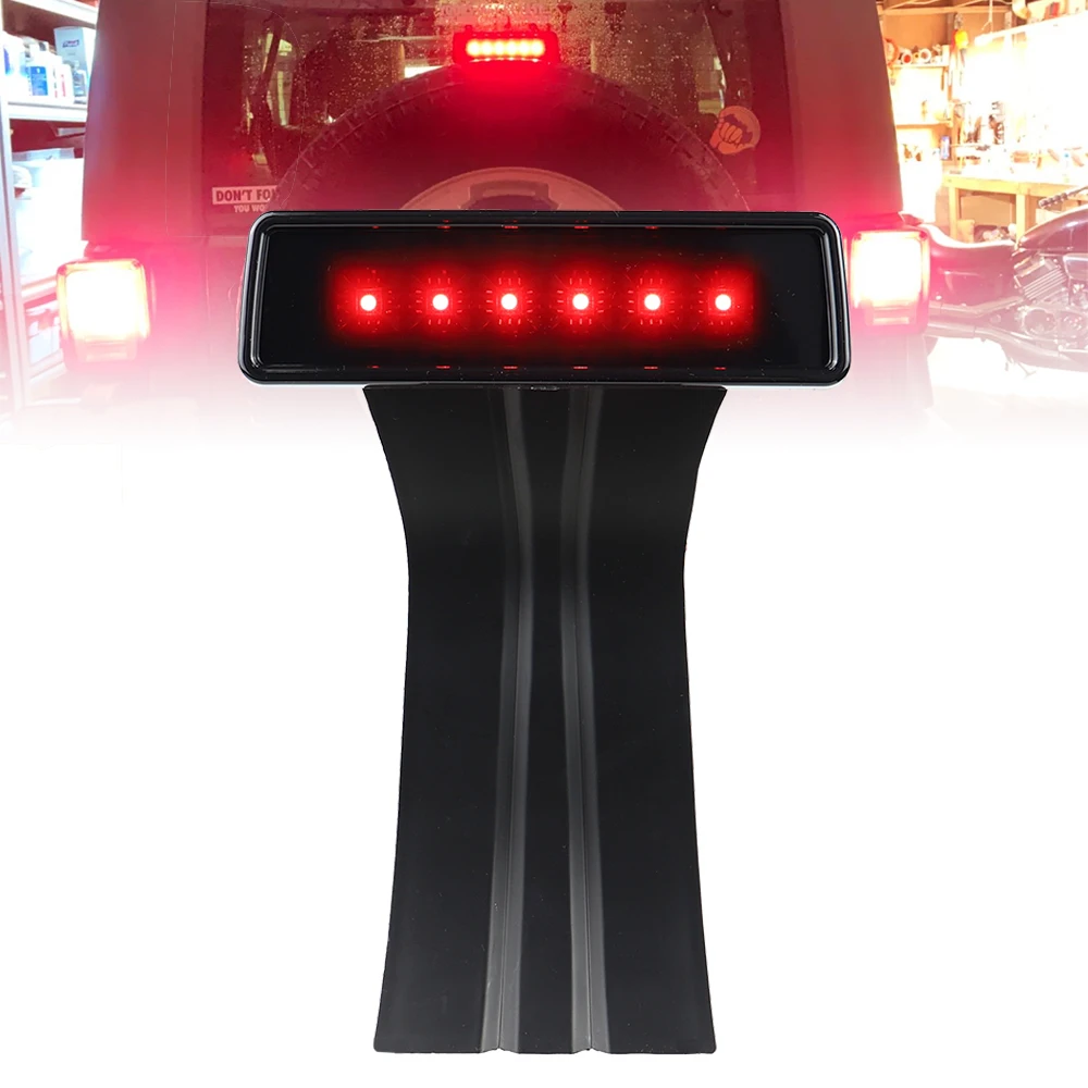 LED Third Brake Light High Mount Stop Tail Light 3rd Brake Light for Jeep Wrangler JK 2007-2018 - 34