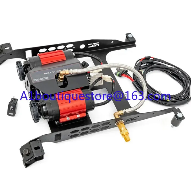 New Dc 12v 65A 44mm 4x4 Double Cylinder Tire Inflator High Maximum Performance On-board air Pump Supply Twin Car air Compressor - 1420