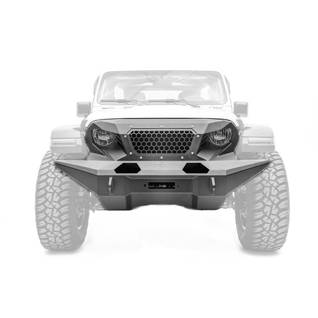 Front Grumper Full Width for 18-22 Jeep Wrangler JL & Gladiator JT